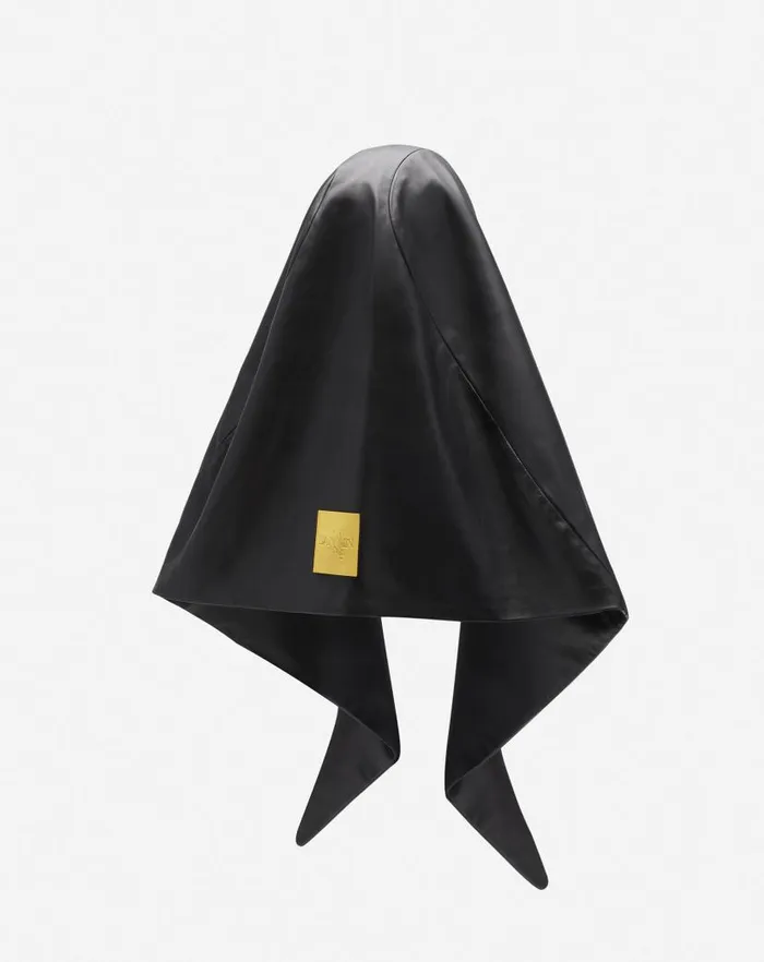 Women Lanvin Hats Lanvin X Future Leather Hood Black Women Lanvin Hats Lanvin X Future Leather Hood Black