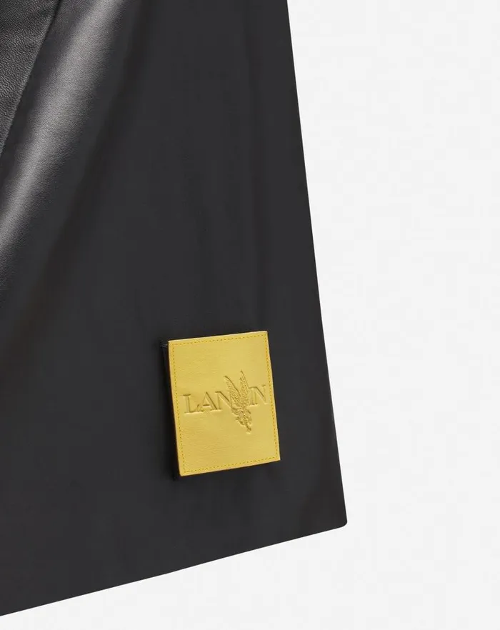 Women Lanvin Hats Lanvin X Future Leather Hood Black Women Lanvin Hats Lanvin X Future Leather Hood Black