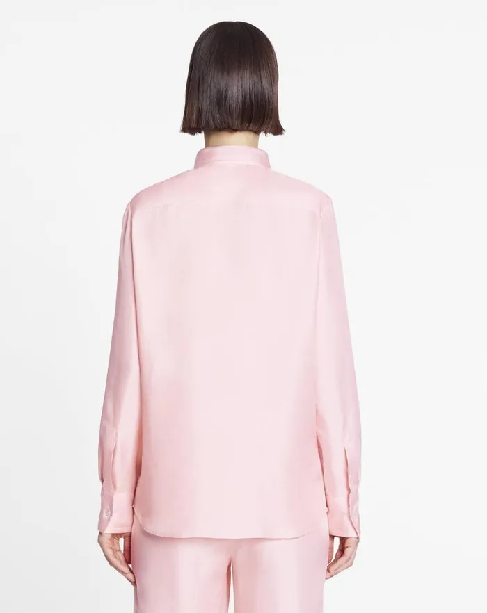 Women Lanvin Knitwear Classic Fluid Shirt Ros Women Lanvin Knitwear Classic Fluid Shirt Ros