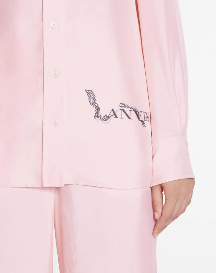 Women Lanvin Knitwear Classic Fluid Shirt Ros Women Lanvin Knitwear Classic Fluid Shirt Ros