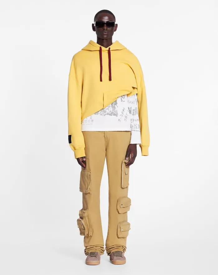 Women Lanvin Pants Lanvin X Future Wideleg Utility Pants Sand Women Lanvin Pants Lanvin X Future Wideleg Utility Pants Sand