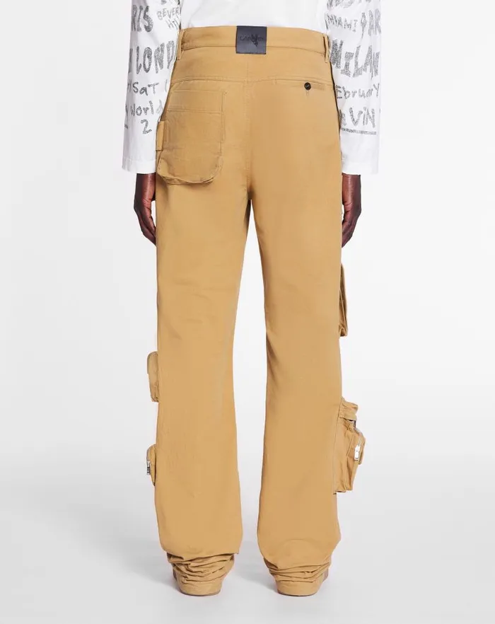Women Lanvin Pants Lanvin X Future Wideleg Utility Pants Sand Women Lanvin Pants Lanvin X Future Wideleg Utility Pants Sand
