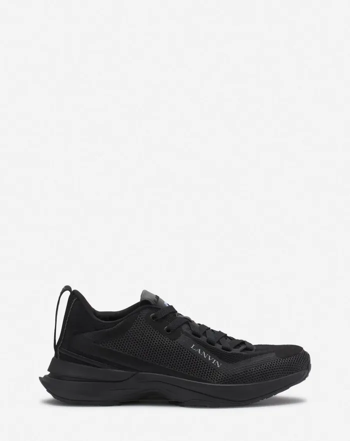 Women Lanvin Sneakers Li Mesh Sneakers Blackblack