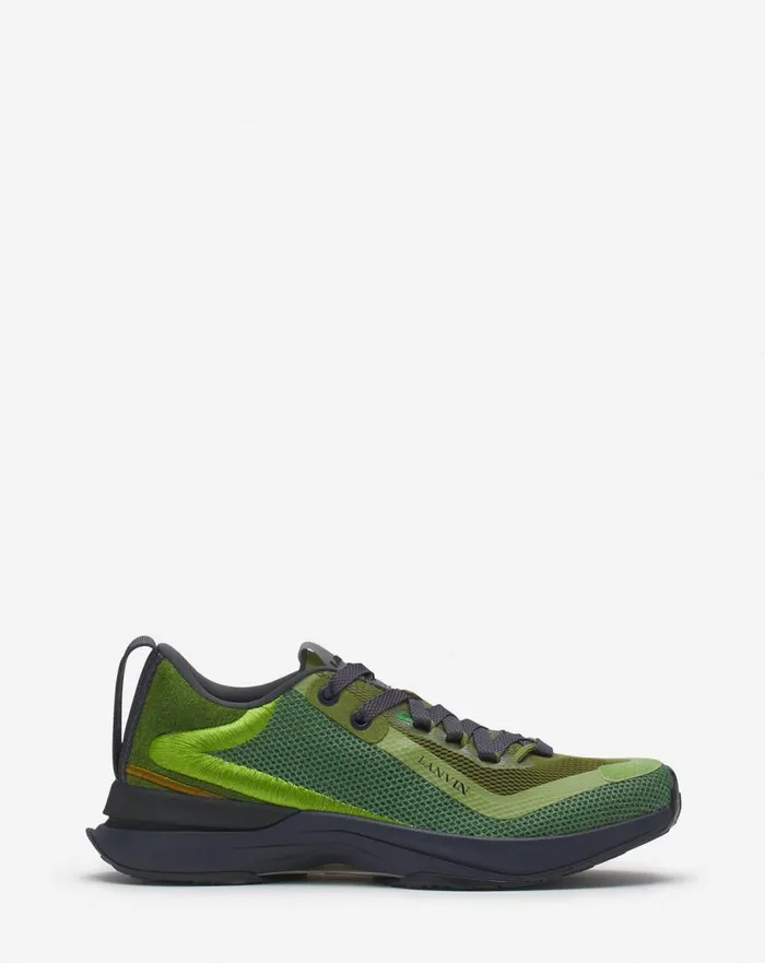 Women Lanvin Sneakers Li Mesh Sneakers Dark Greengreen