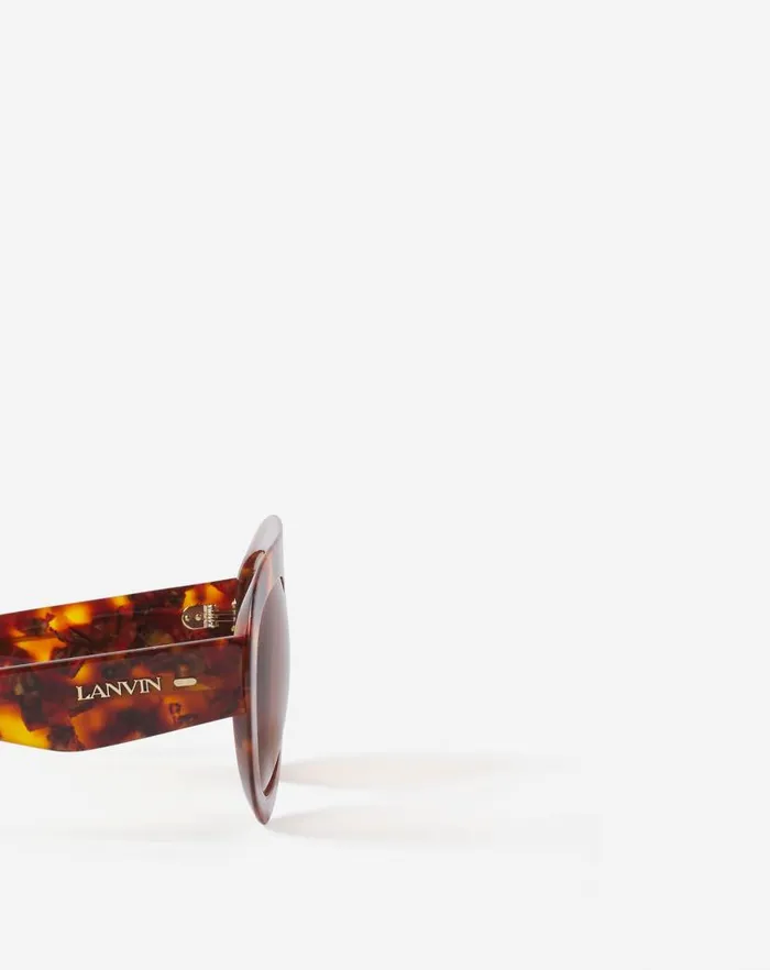 Women Lanvin Sunglasses Aviator Sunglasses Amberturtoise
