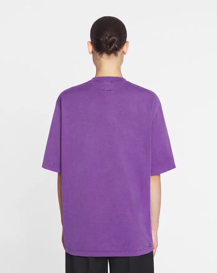 Women Lanvin TShirts and Sweatshirts Lanvin X Future Classic Eagle Print Tshirt Purple Reign Women Lanvin TShirts and Sweatshirts Lanvin X Future Classic Eagle Print Tshirt Purple Reign