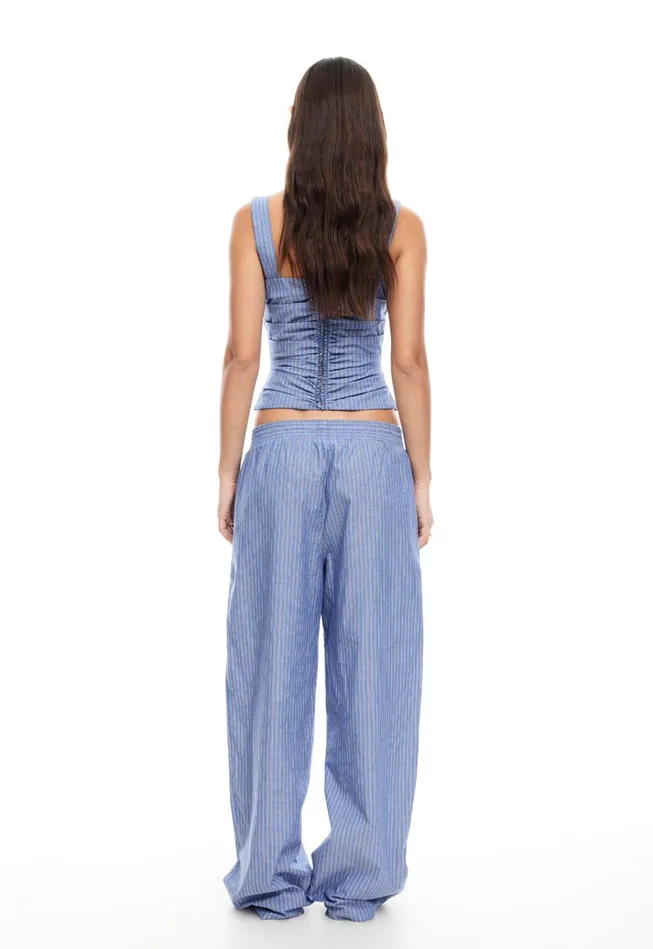 Women Lioness Fashion Bottoms COBAIN PANT Navy Stripe Women Lioness Fashion Bottoms COBAIN PANT Navy Stripe