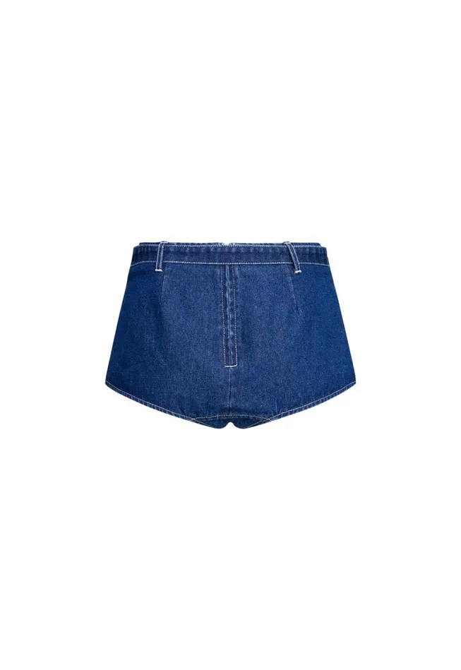 Women Lioness Fashion Denim HALSTON BRIEFS Blue Denim Women Lioness Fashion Denim HALSTON BRIEFS Blue Denim