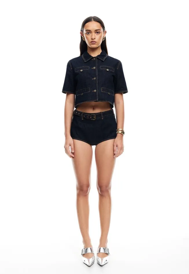 Women Lioness Fashion Denim HALSTON BRIEFS Dark Denim Women Lioness Fashion Denim HALSTON BRIEFS Dark Denim
