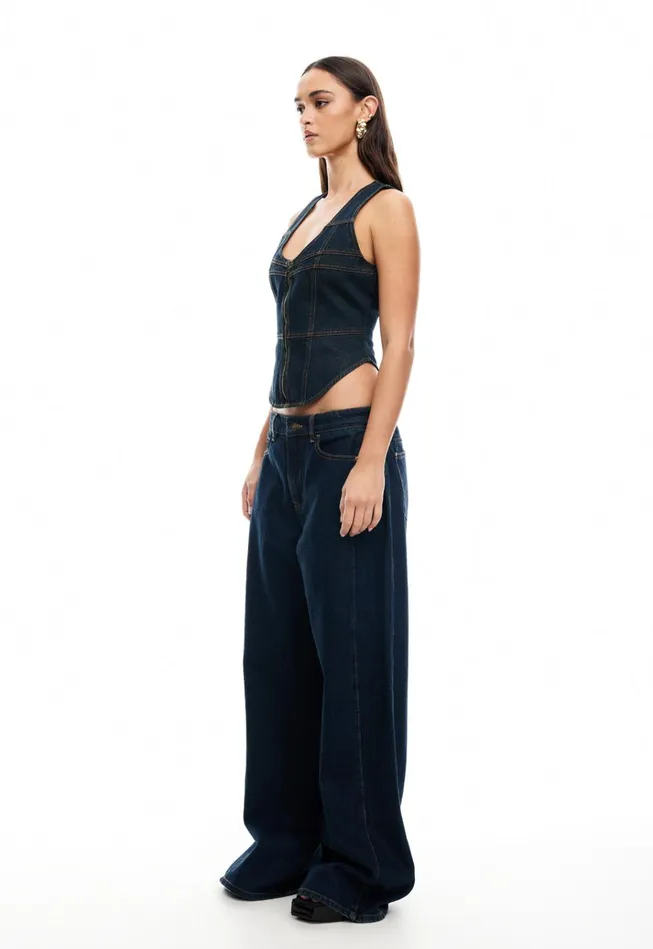 Women Lioness Fashion Denim WESTWOOD TOP Indigo