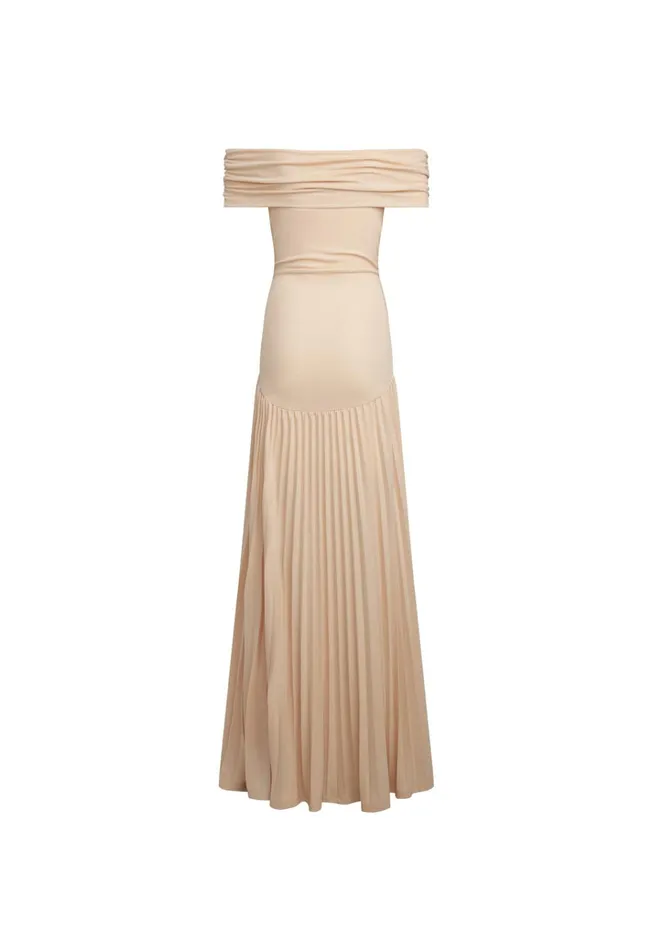 Women Lioness Fashion Dresses FIELD OF DREAMS MAXI Oatmeal