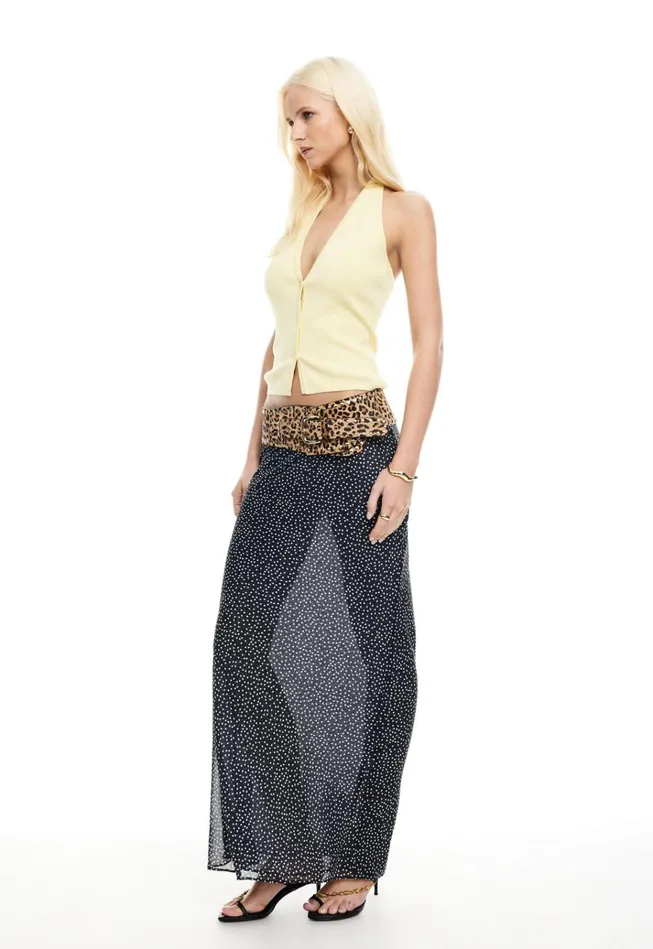 Women Lioness Fashion Skirts ENDLESS MAXI SKIRT Onyx Polka