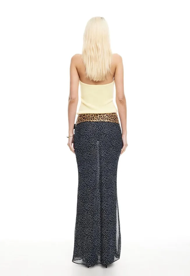 Women Lioness Fashion Skirts ENDLESS MAXI SKIRT Onyx Polka