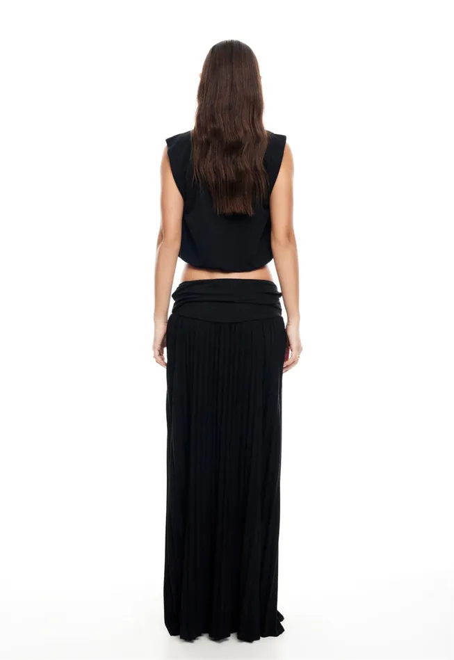 Women Lioness Fashion Skirts FIELD OF DREAMS MAXI SKIRT Onyx