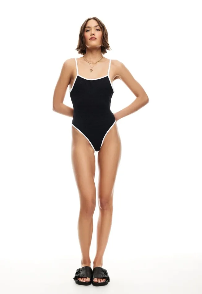 Women Lioness Fashion Swim MADEMOISELLE ONE PIECE Onyx