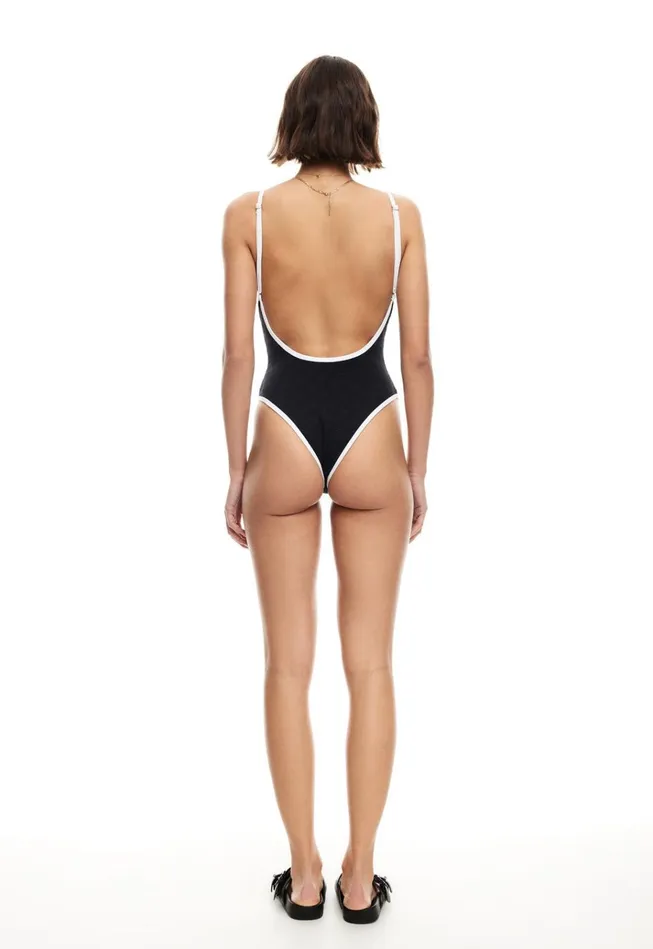 Women Lioness Fashion Swim MADEMOISELLE ONE PIECE Onyx