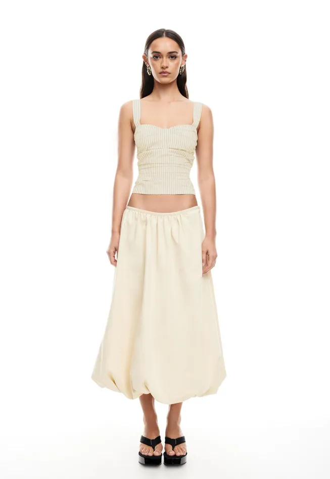 Women Lioness Fashion Tops COBAIN CORSET Beige