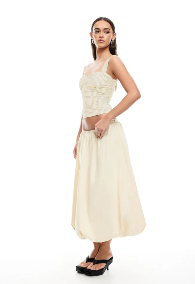 Women Lioness Fashion Tops COBAIN CORSET Beige