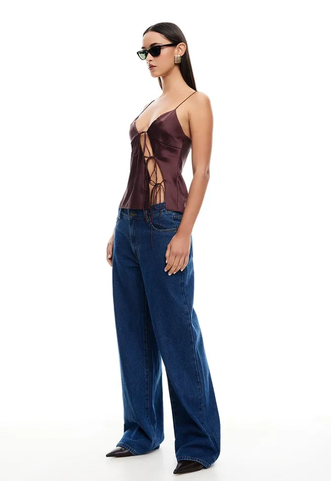 Women Lioness Fashion Tops MARIAH CAMI Garnet