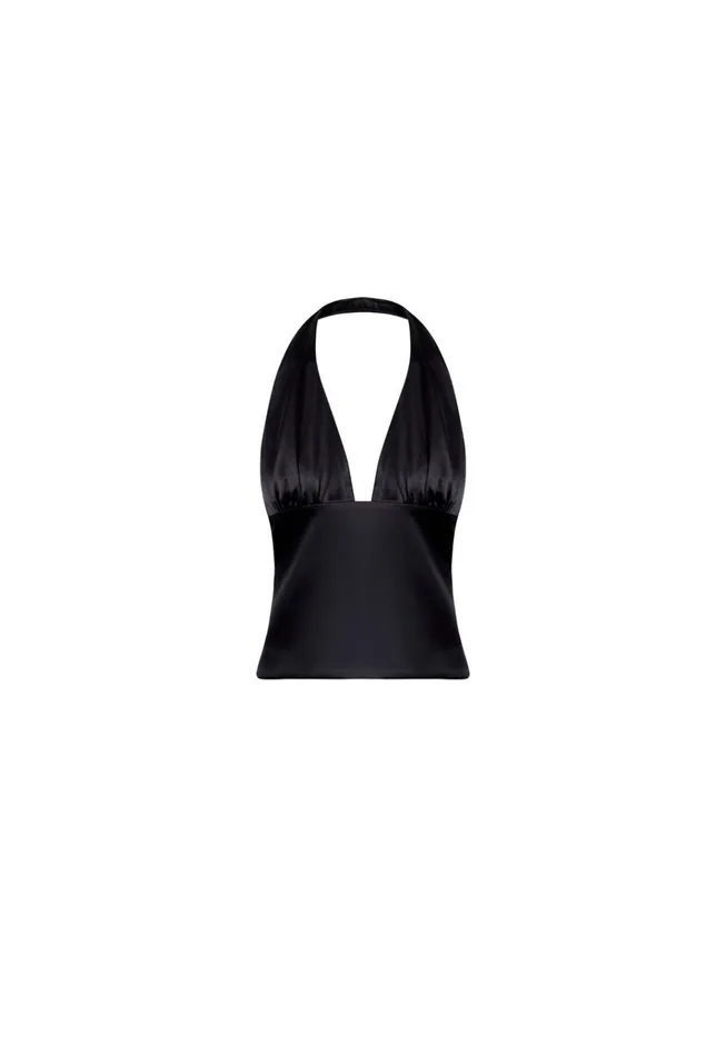Women Lioness Fashion Tops OPULENCE HALTER TOP Onyx Women Lioness Fashion Tops OPULENCE HALTER TOP Onyx