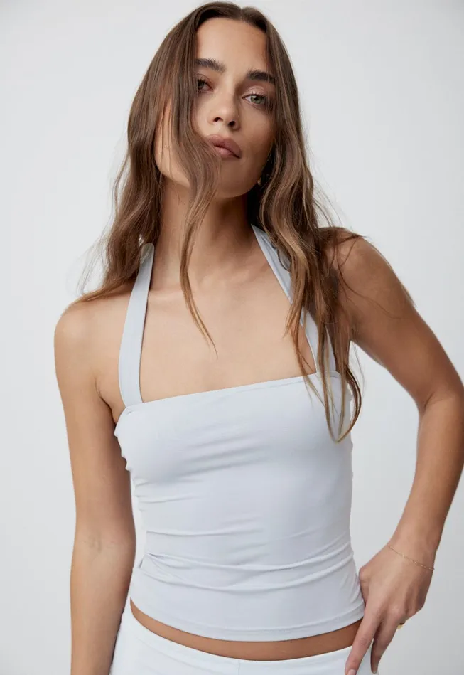 Women Lioness Fashion Tops ROUJE HALTER TOP Smoke
