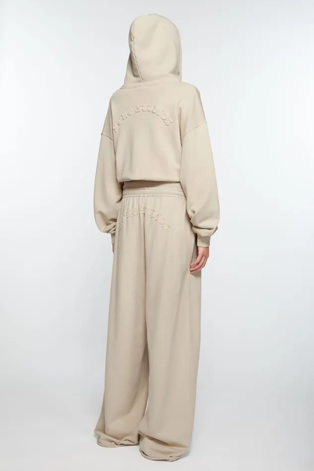Women Logo Sweatpants Faded Grey Acne Studios Trousers