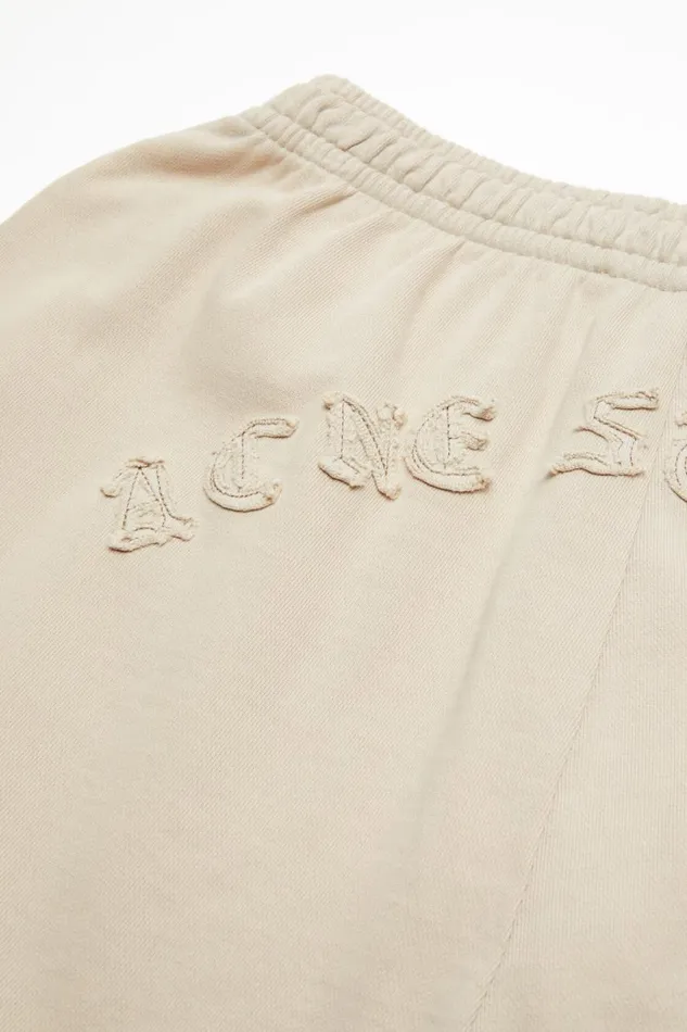 Women Logo Sweatpants Faded Grey Acne Studios Trousers