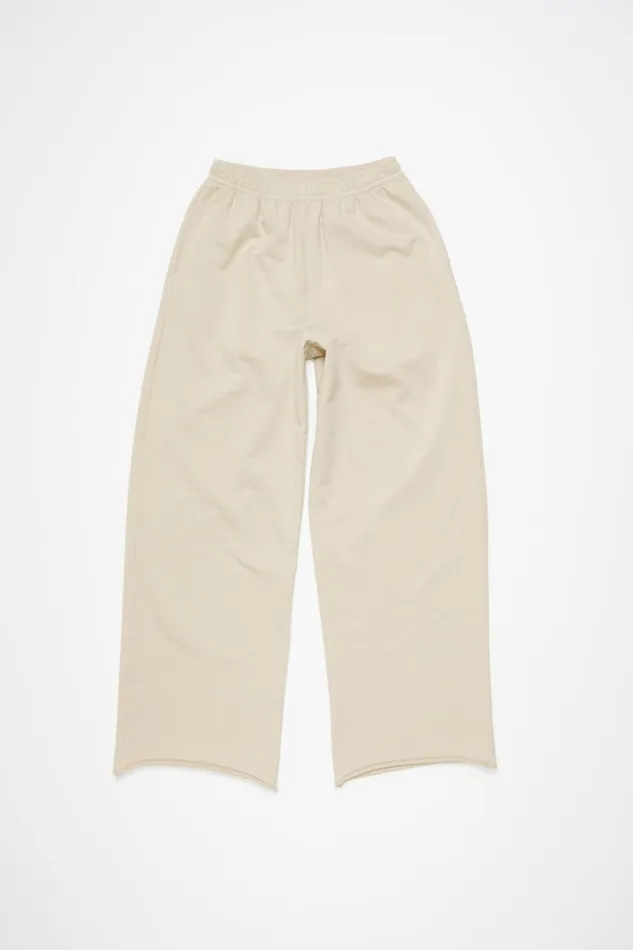 Women Logo Sweatpants Faded Grey Acne Studios Trousers
