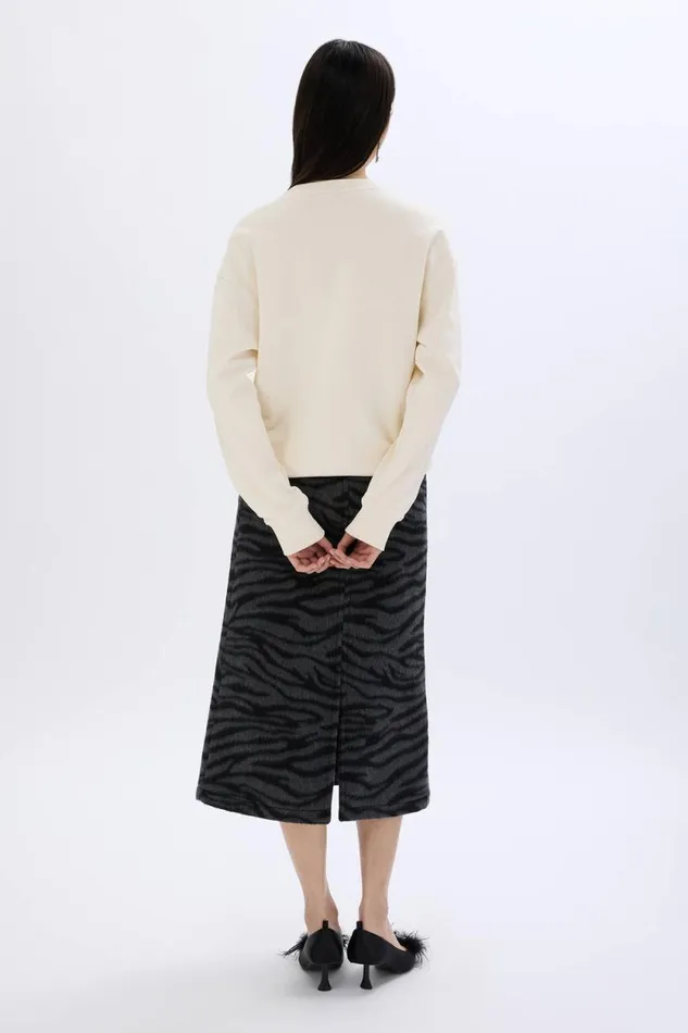 Women Longsleeved Sweatshirt Cream Beige Sonia Rykiel Sweatshirts