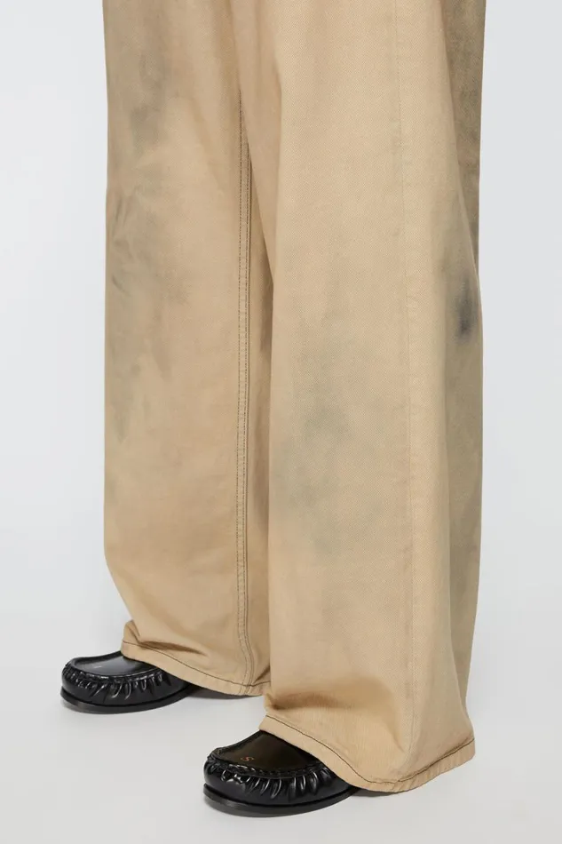 Women Loose Fit Jeans 8211 1981F Beigeblack Acne Studios Jeans