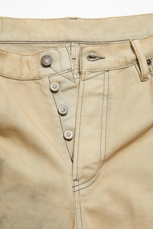 Women Loose Fit Jeans 8211 1981F Beigeblack Acne Studios Jeans