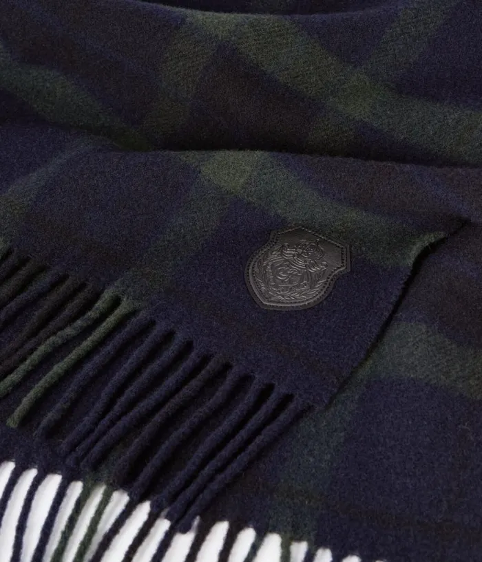 WomenMen Hats and Scarves THE KOOPLES Checked Wool Scarf WomenMen Hats and Scarves THE KOOPLES Checked Wool Scarf