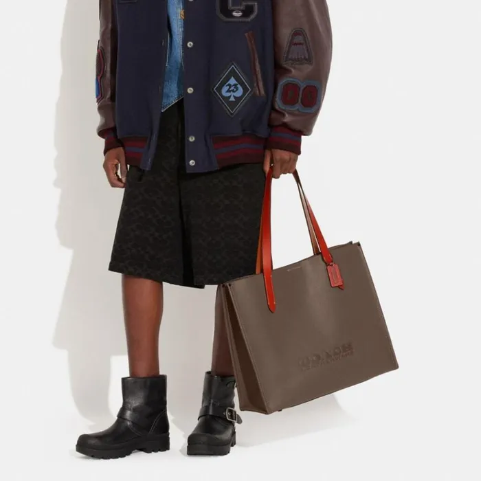 WomenMen Relay Tote Dark Stone Coach Totes and Carryalls