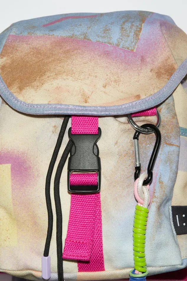 Women Mini Backpack Beigemulti Acne Studios Bags