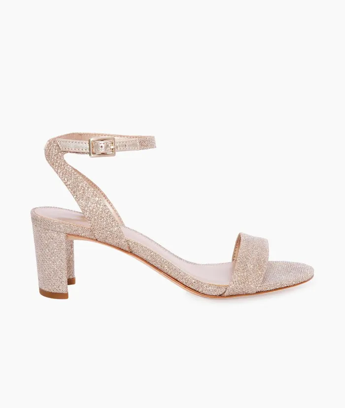 Women Moira 2 Low Heel 8211 Gold Pelle Moda Low Heels