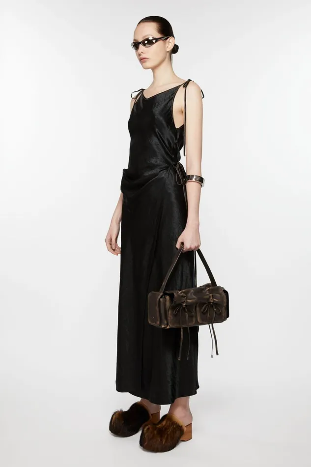 Women Multipocket Bag Dark Brownbeige Acne Studios Bags