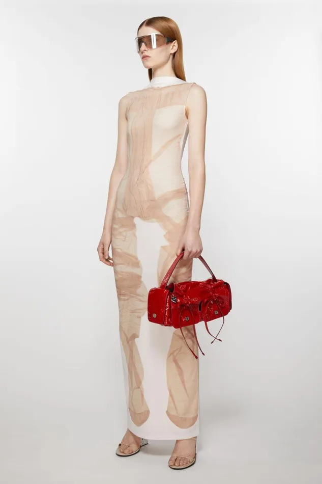 Women Multipocket Bag Red Acne Studios Bags