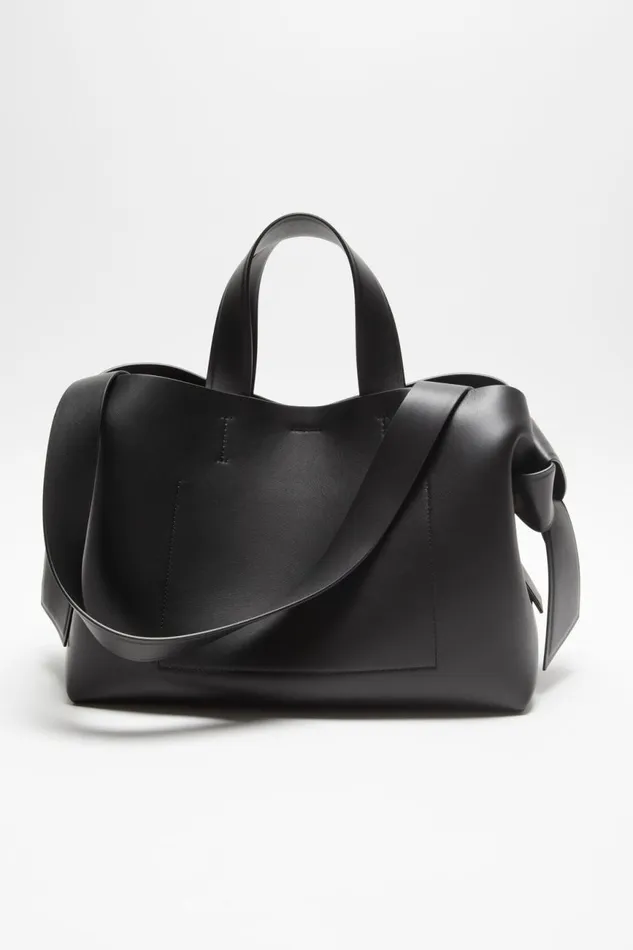 Women Musubi Midi Tote Black Acne Studios Bags