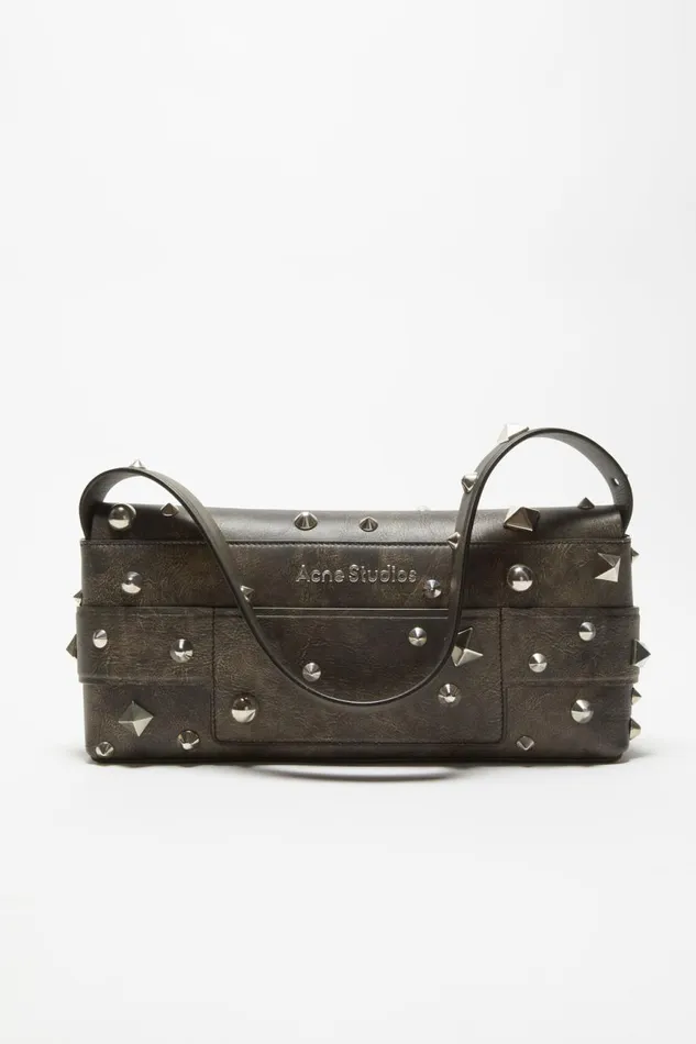 Women Musubi Shoulder Bag Dark Brown Acne Studios Bags