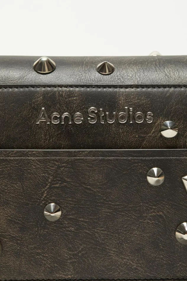 Women Musubi Shoulder Bag Dark Brown Acne Studios Bags