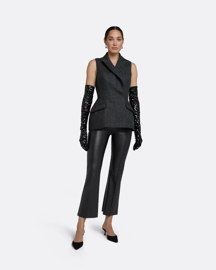 Women Orlaith Speckled Grey Jacket Speckled Grey Jackets and Coats Safiyaa