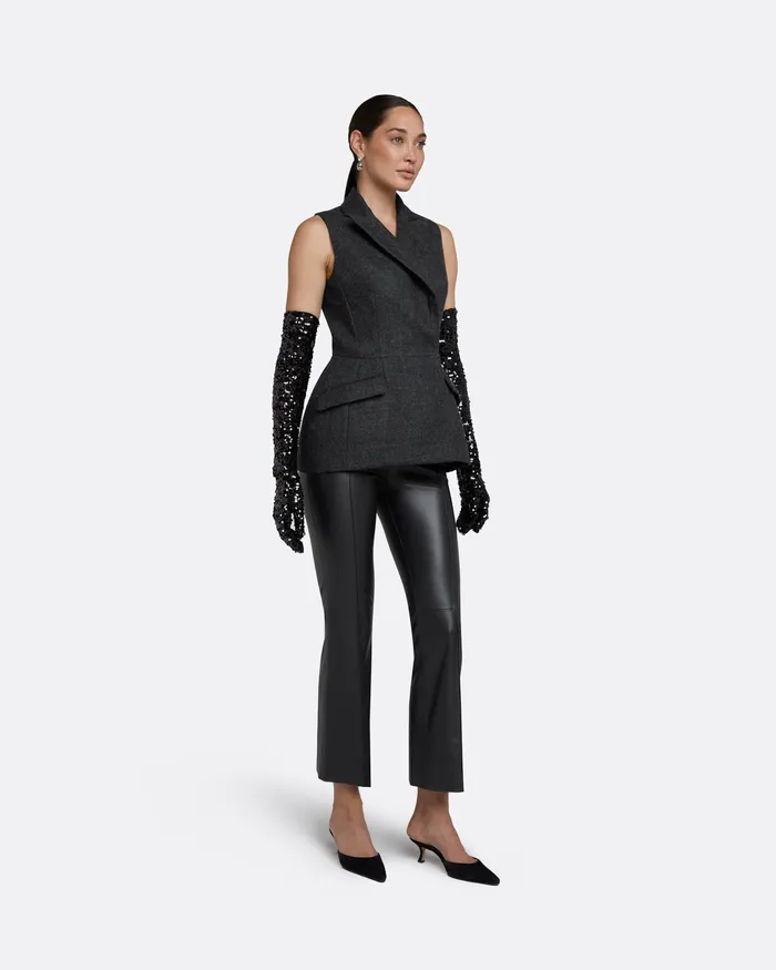 Women Orlaith Speckled Grey Jacket Speckled Grey Jackets and Coats Safiyaa