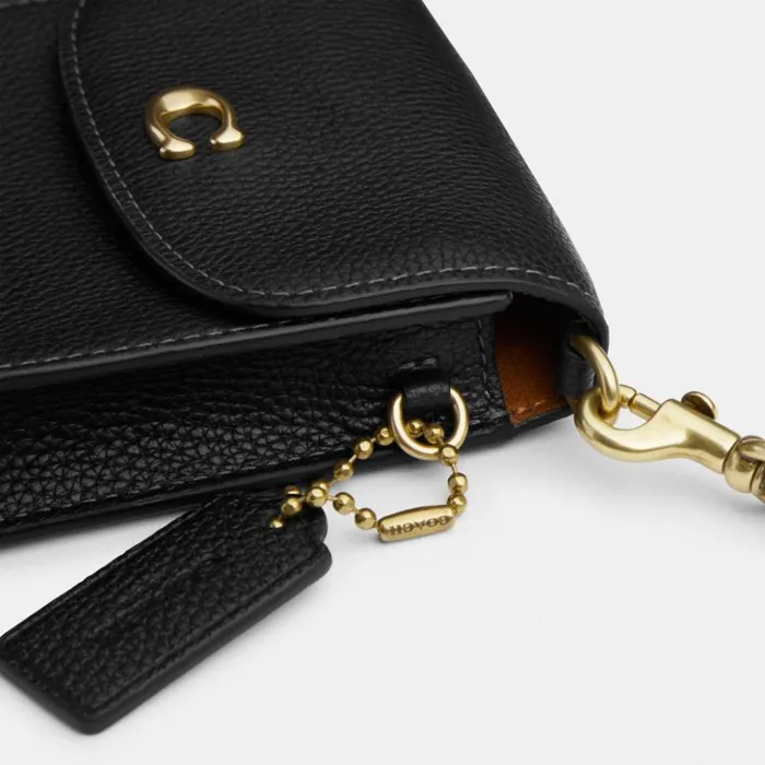 Women Phone Crossbody Brassblack Coach Crossbody Wallets