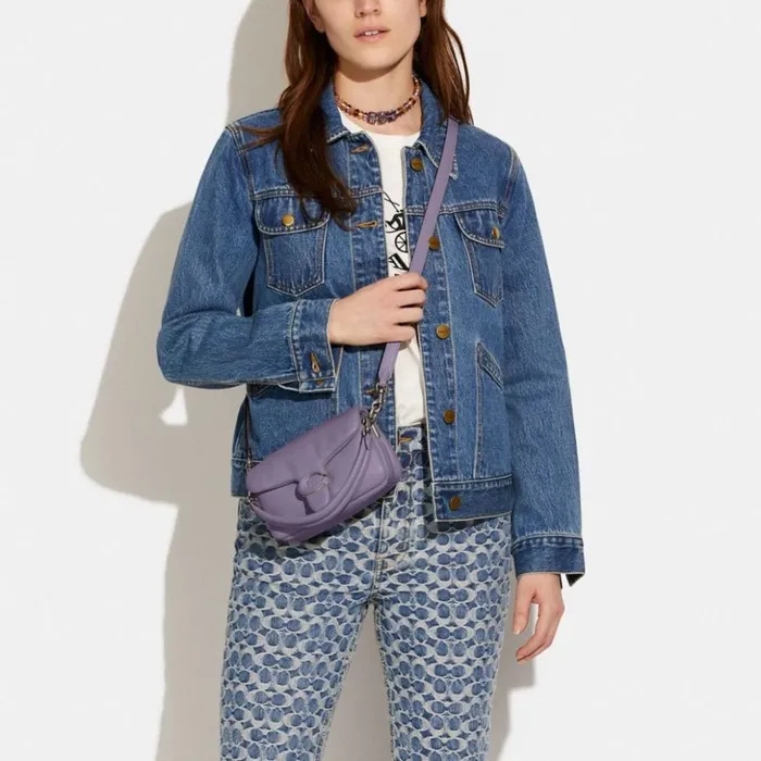 Women Pillow Tabby Shoulder Bag 18 Silverlight Violet Coach Shoulder Bags and Hobos Women Pillow Tabby Shoulder Bag 18 Silverlight Violet Coach Shoulder Bags and Hobos