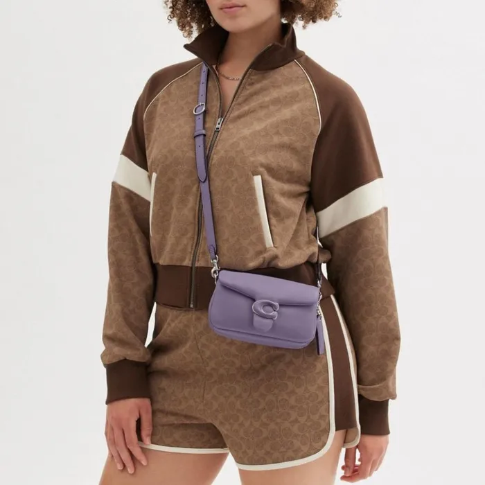 Women Pillow Tabby Shoulder Bag 18 Silverlight Violet Coach Shoulder Bags and Hobos Women Pillow Tabby Shoulder Bag 18 Silverlight Violet Coach Shoulder Bags and Hobos