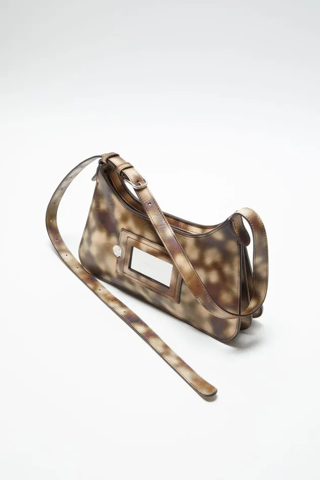 Women Platt Mini Shoulder Bag Multi Brown Acne Studios Bags