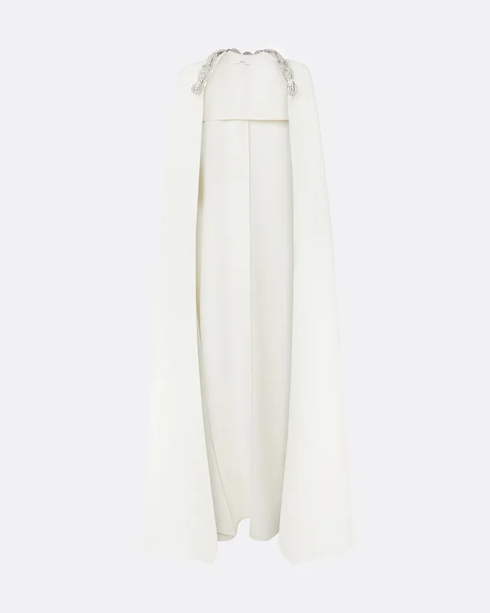 Women Rena Ivory Harness Ivory Capes and Harnesses Safiyaa