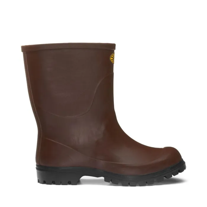 Women Rubber Boots Unisex 7133TRONCHETTO ALPINA High Cut BROWN Superga Gumboots