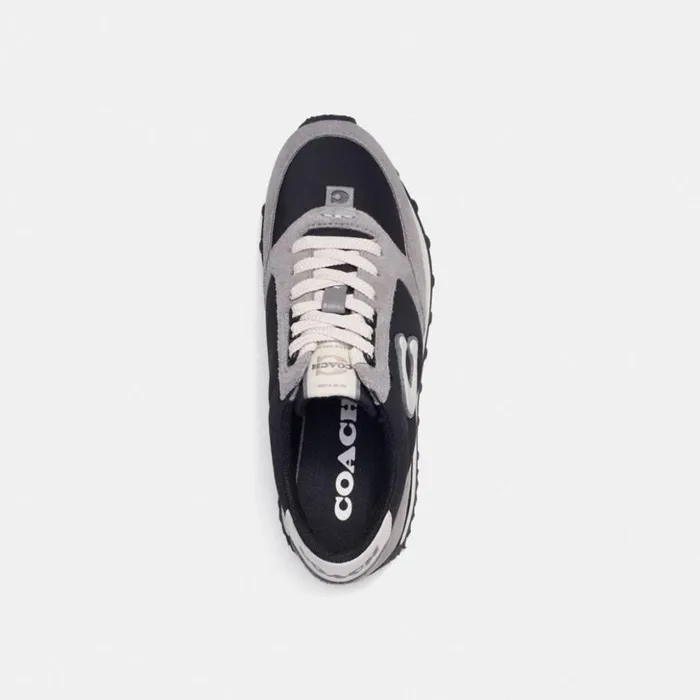 Women Runner Sneaker Blackchalk Coach Sneakers