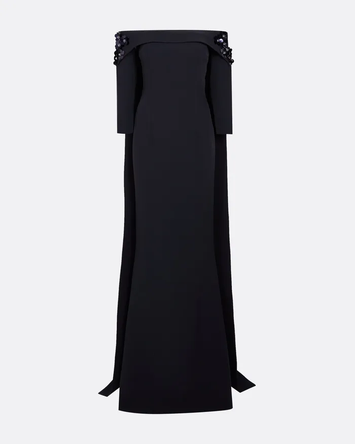 Women Safiyaa Bellara Midnight Navy Harness and Soshin Dress Navy Capes and Harnesses
